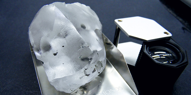 В Лесото нашли «исключительного качества» алмаз весом 910 карат