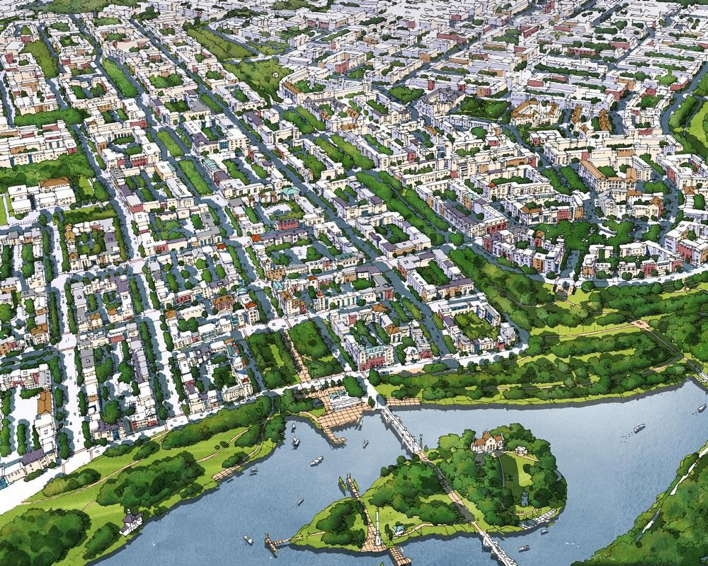 Эскизный проект города-спутника Южный