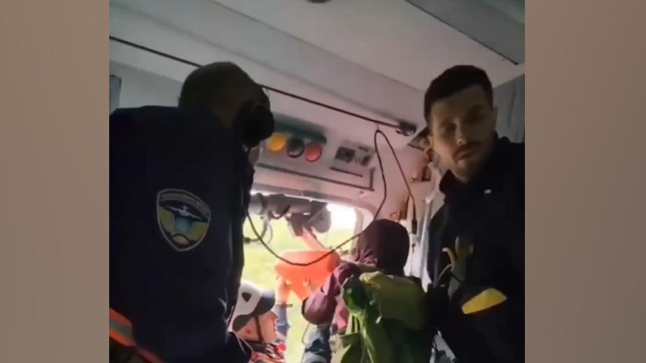 Появились кадры спасения пропавших на Итурупе туристов