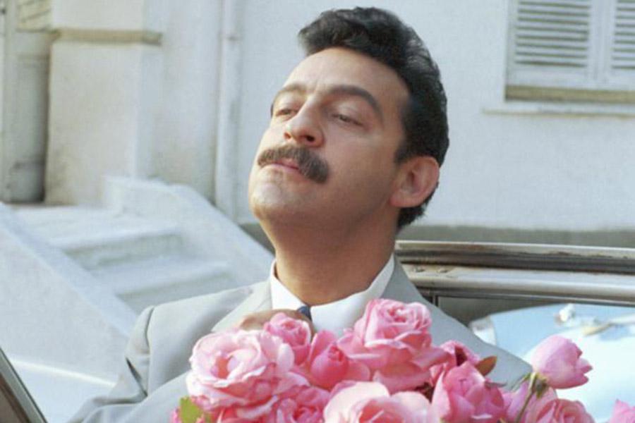 Геннадий Хазанов на съемках фильма &laquo;Маленький гигант большого секса&raquo;, 1991 год