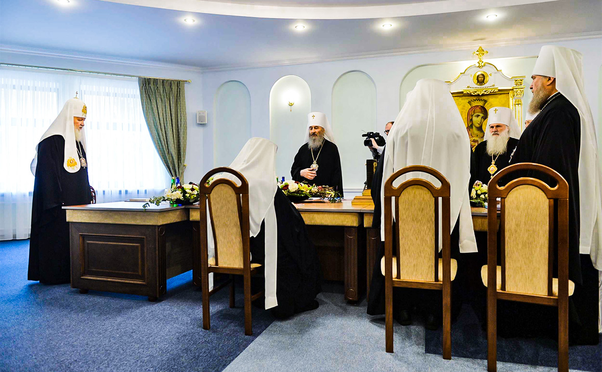 Заседание Священного синода РПЦ в Минске