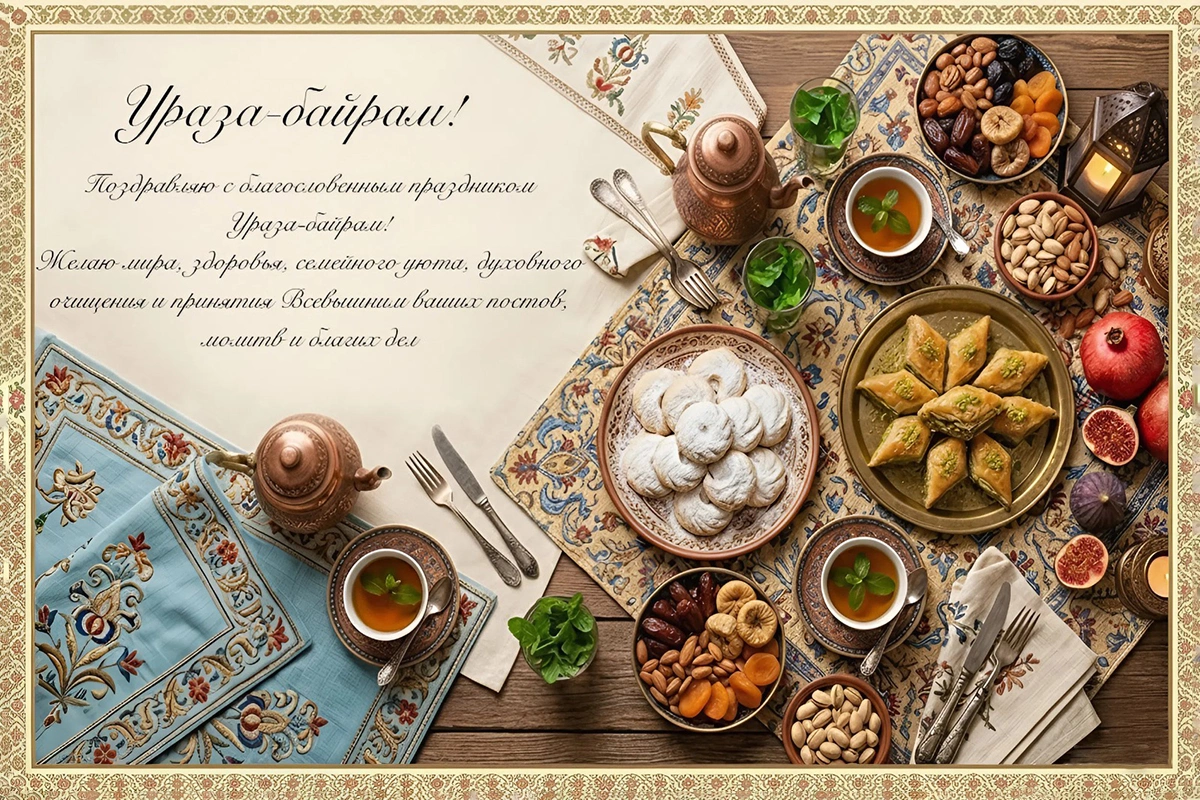 Открытки с Ураза-байрам: 15 вариантов для трогательного поздравления