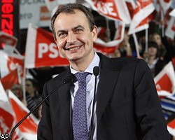 На выборах в Испании победила правящая партия Х.Л.Сапатеро