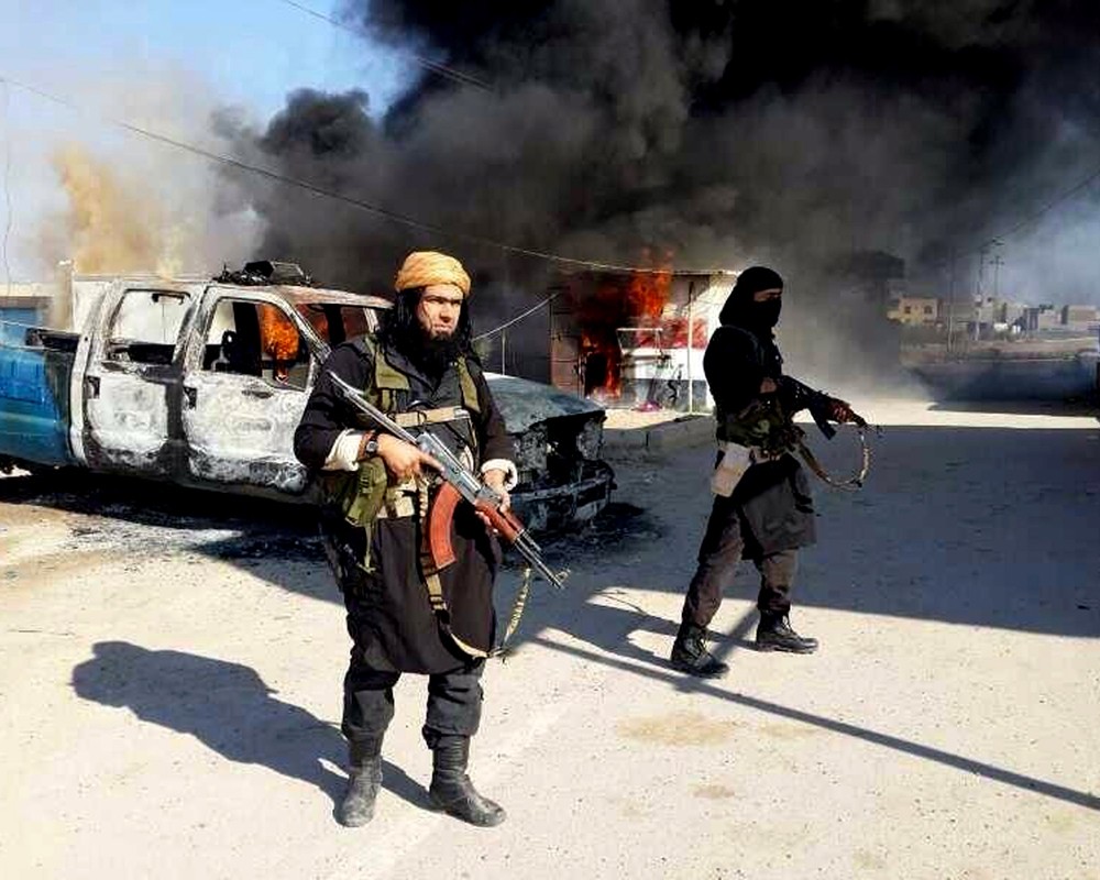 Боевики группировки "Исламский Ирак и Левант" 