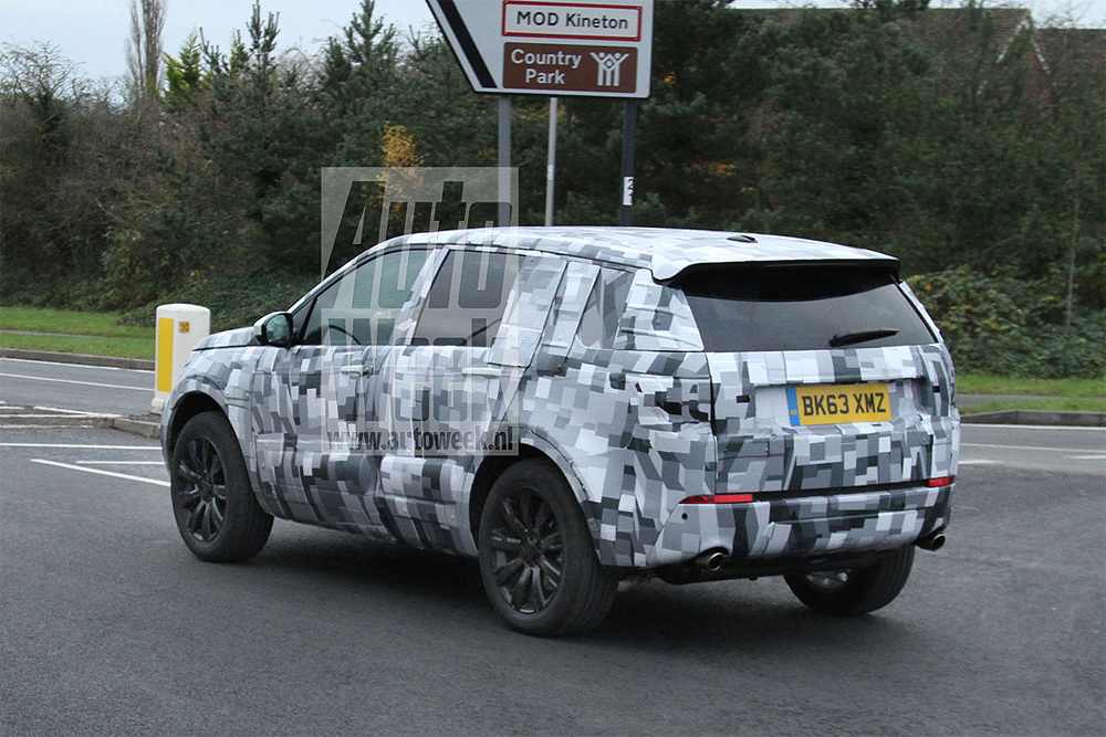 Новый Land Rover Freelander заметили на тестах
