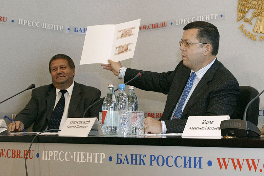 Сергей Татаринов (слева) и&nbsp;Георгий Лунтовский. 2005 год