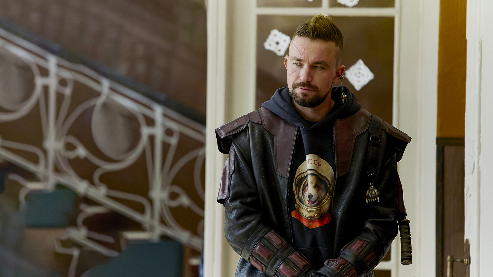 Александр Петров на съемках фильма  «Сто лет тому вперед»