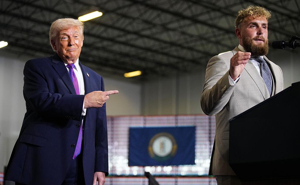 Дональд Трамп и Джейк Пол