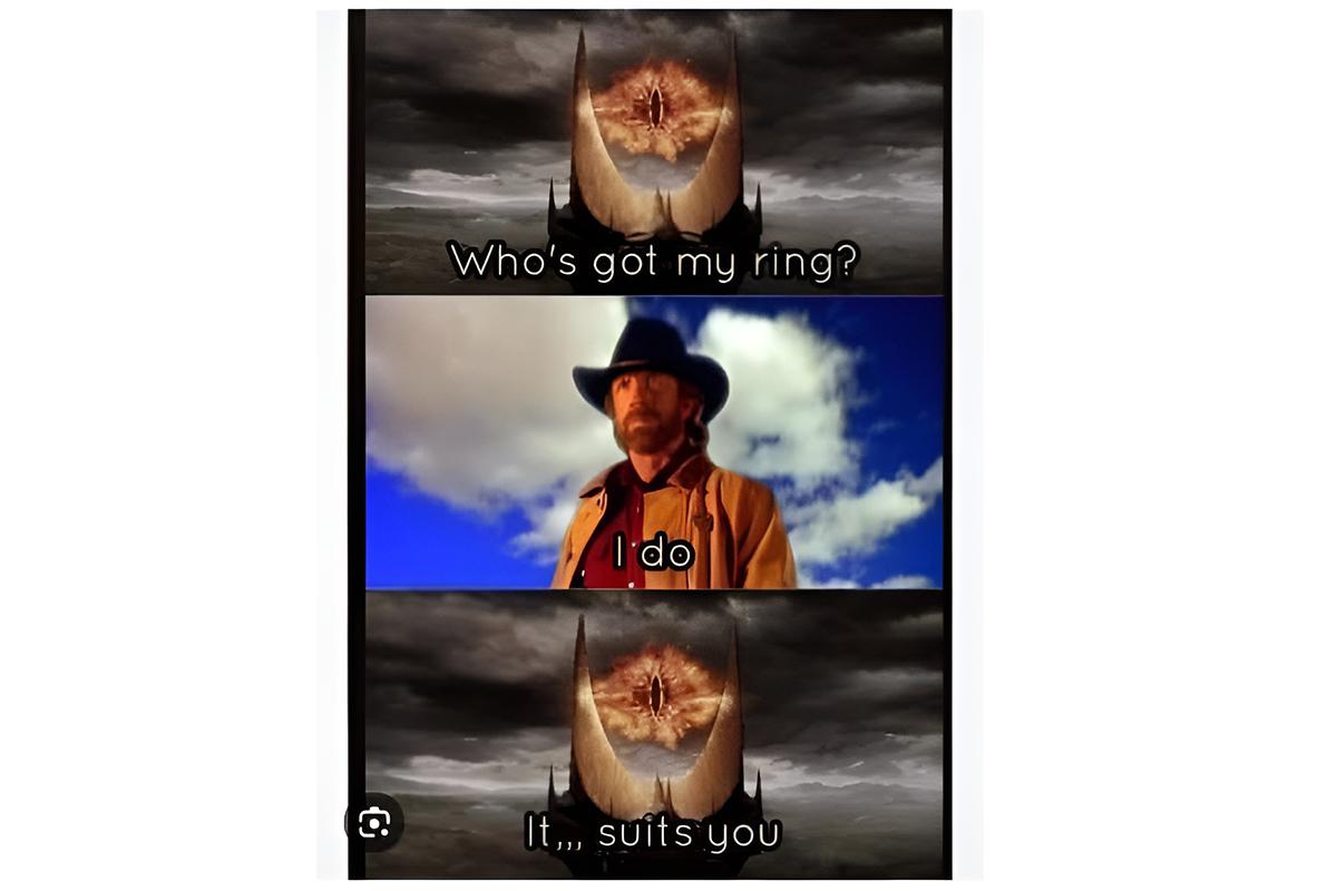 «Кто взял мое кольцо?.-Я взял.-Оно тебе идет!»