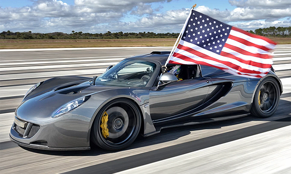 Американский суперкар побил рекорд скорости Bugatti Veyron