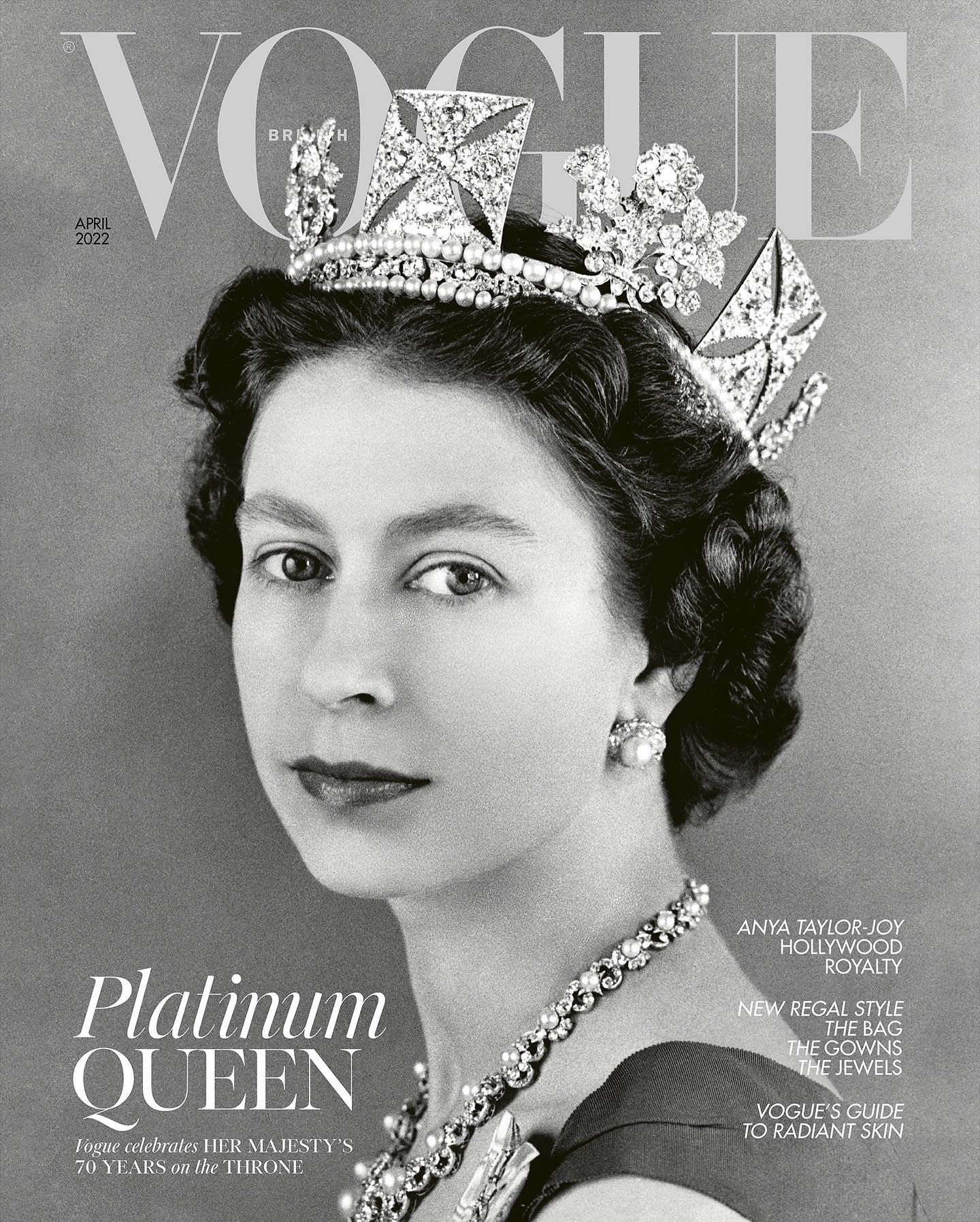 Обложка Vogue UK, апрель 2022