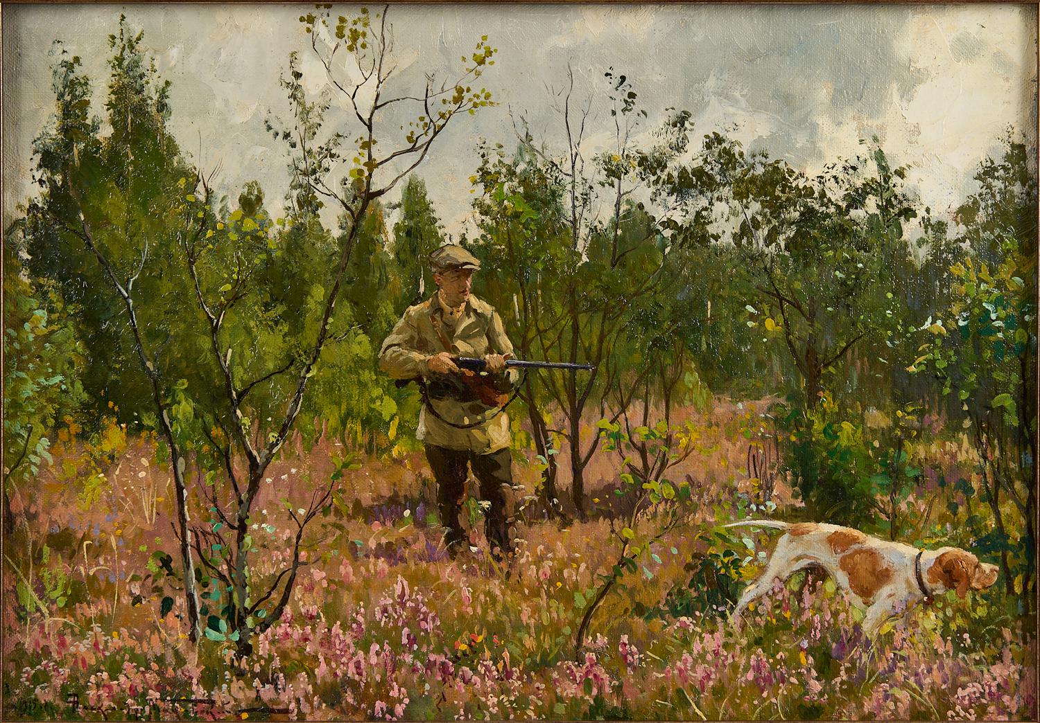 Александр Маковский, &laquo;На охоте&raquo;,&nbsp;1915
