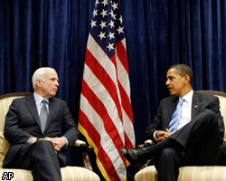 Б.Обама и Дж.Маккейн поговорили о том, как привести США в порядок