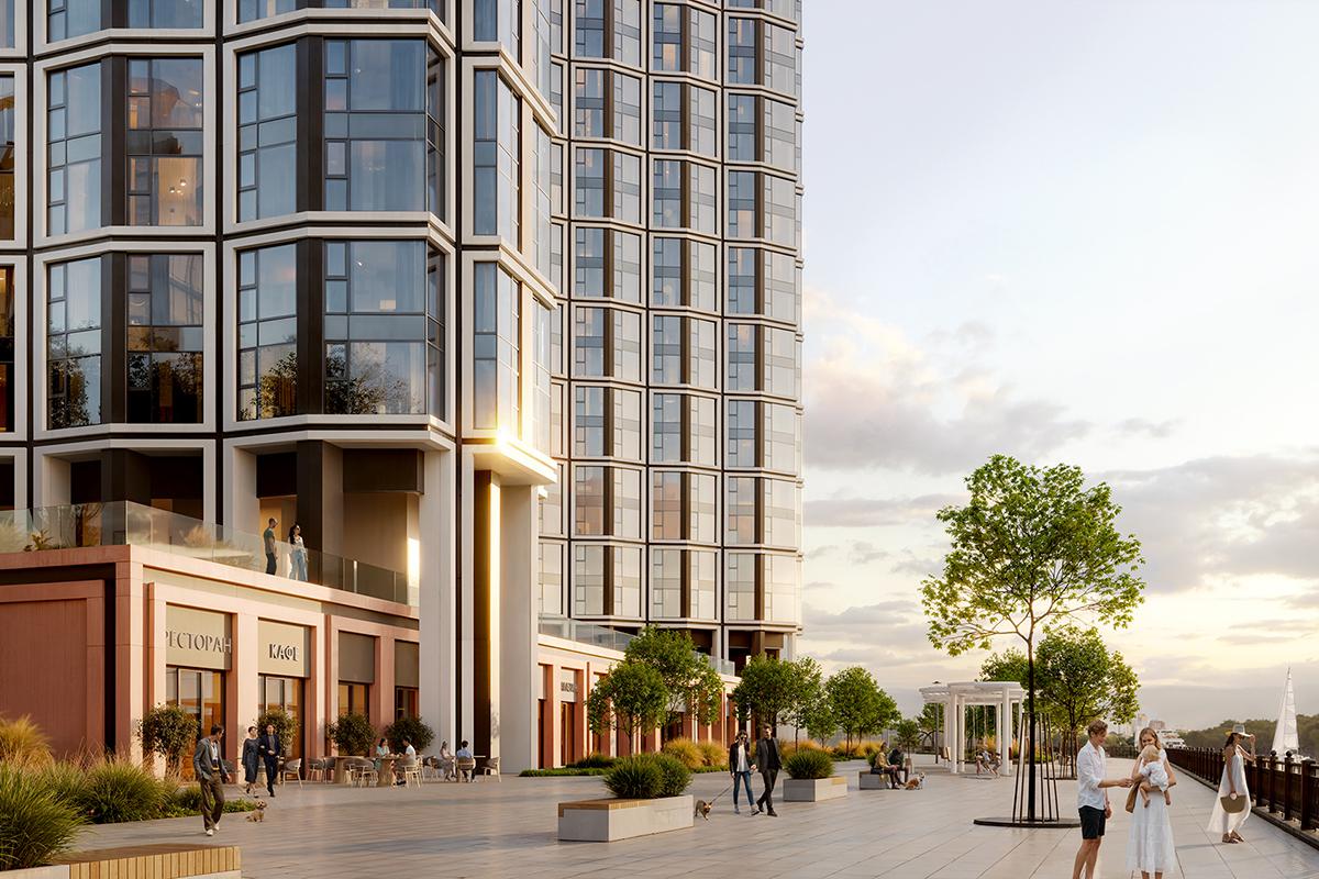 Гастронабережная в проекте Dream Riva (визуализация)