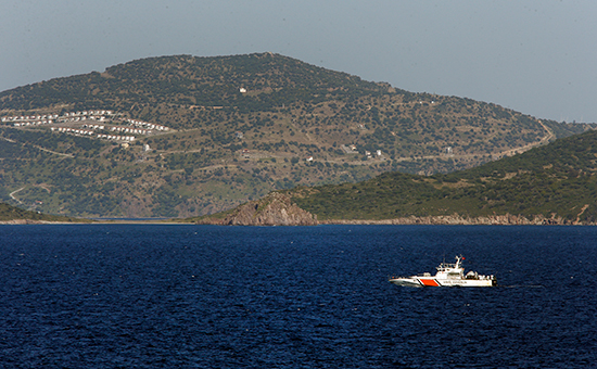 Корабль турецкой береговой охраны, апрель 2016 года


