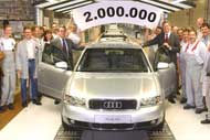 В Ингольштадте произведен двухмиллионный Audi A4