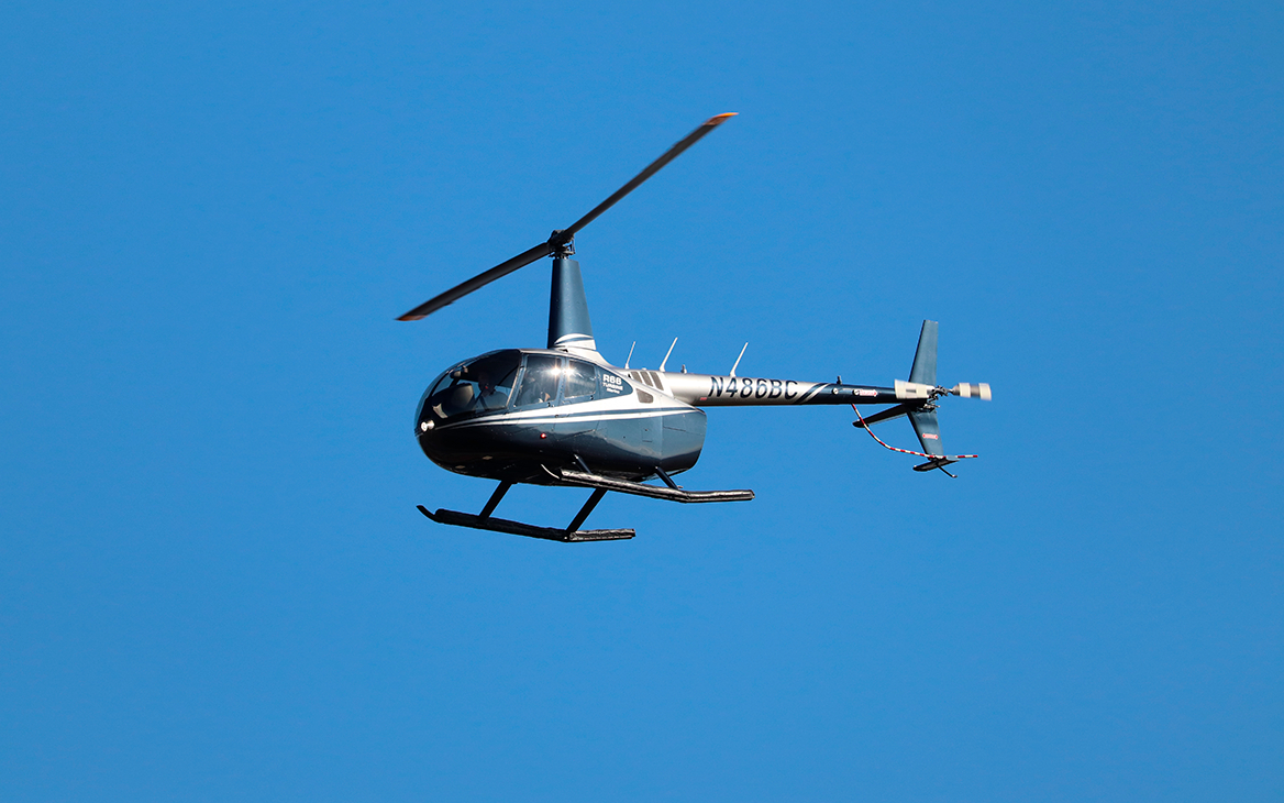 В Кемеровской области разбился вертолет Robinson