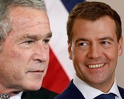 Дж.Буш поздравил Д.Медведева с победой на выборах