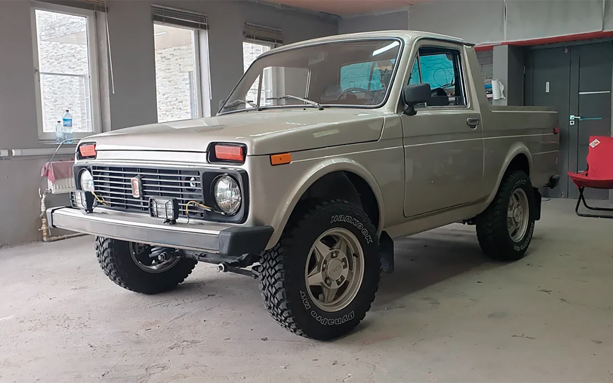 Нива Пикап ВАЗ lada 4x4 - обзор