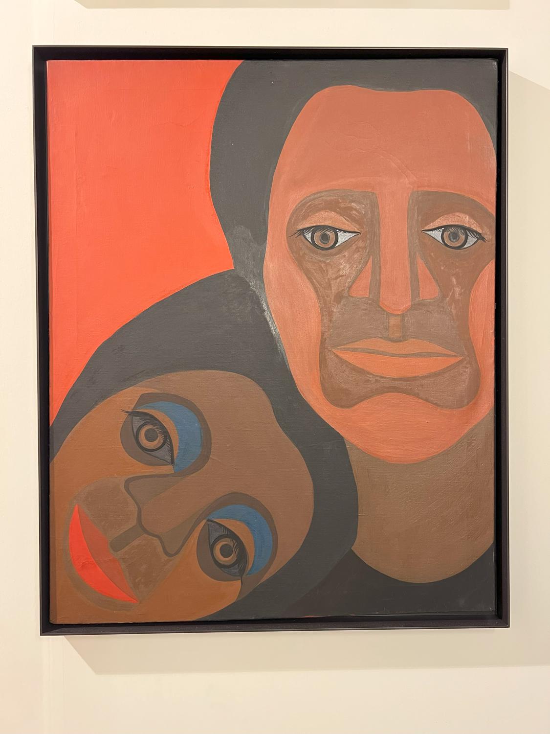 Faith Ringgold. Black Light Series #4: Mommy and Daddy. 1969. $4 млн. Goodman Gallery