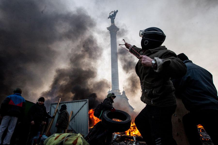 Массовые&nbsp;беспорядки&nbsp;на площади Независимости в Киеве, 2014 год