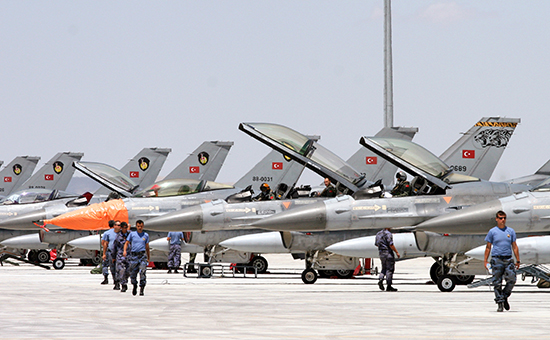 Турецкие истребители F-16