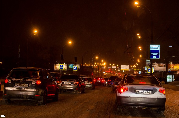 В Москве сложилась критическая дорожная обстановка