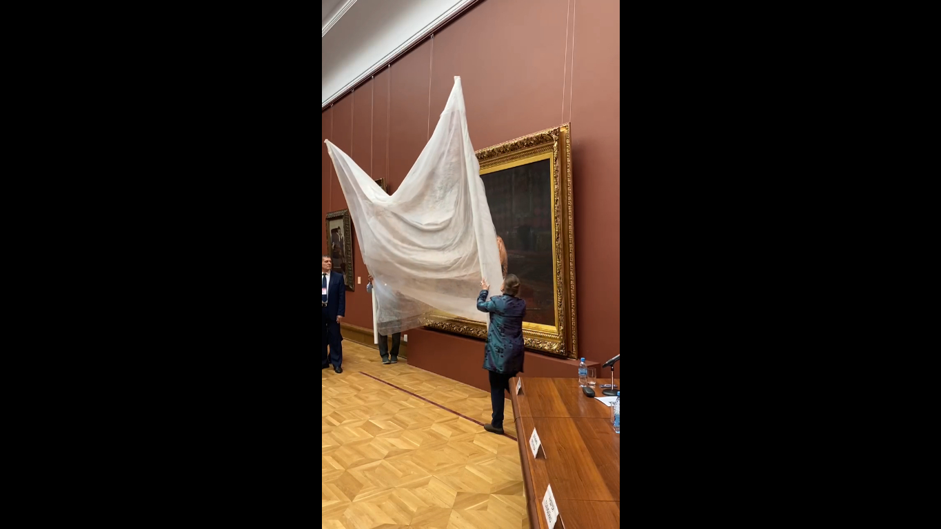 Картину Репина «Иван Грозный и сын его Иван» показали после реставрации