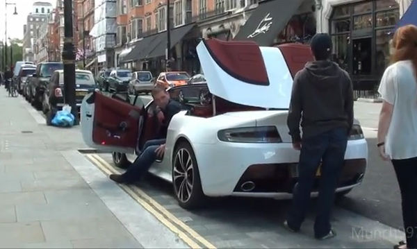 «Шпионы» сняли на видео Aston Martin V12 Vantage