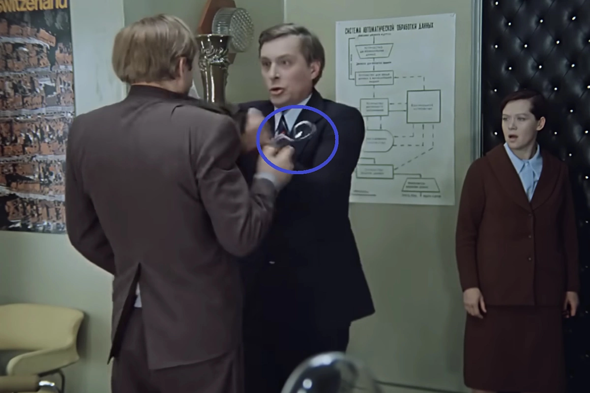 Кадр из фильма «Служебный роман» (1977), режиссер Эльдар Рязанов