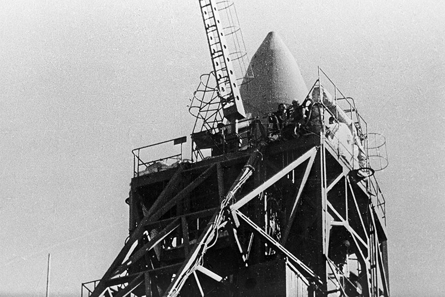 Советский пилотируемый космический корабль &laquo;Восход-2&raquo; на старте. 18 марта 1965 года