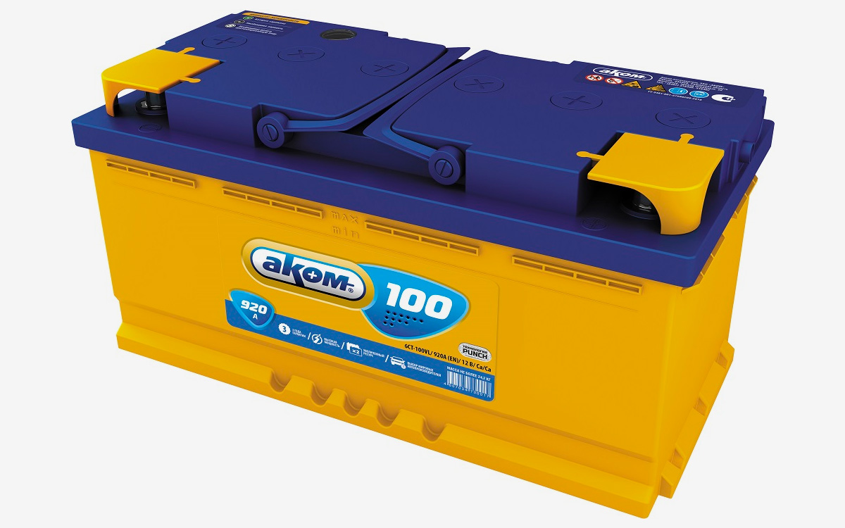 АКОМ 100 Ah 920A Евро