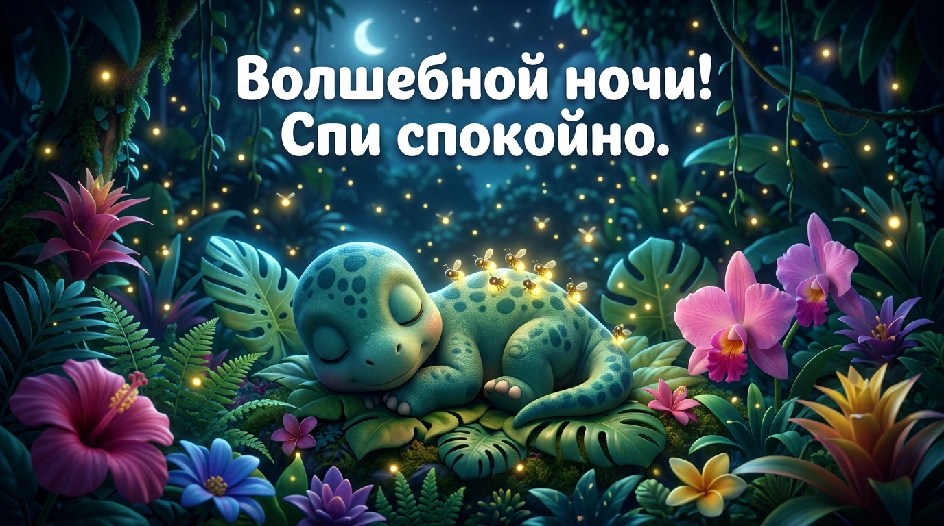 Открытки «Спокойной ночи!» для родных и любимых: 25 уютных картинок