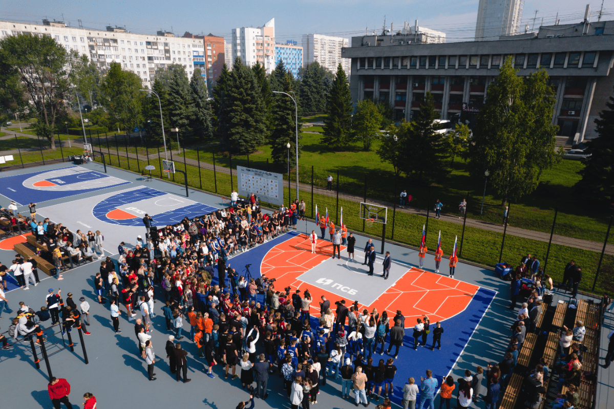 Центр уличного баскетбола в Новокузнецке