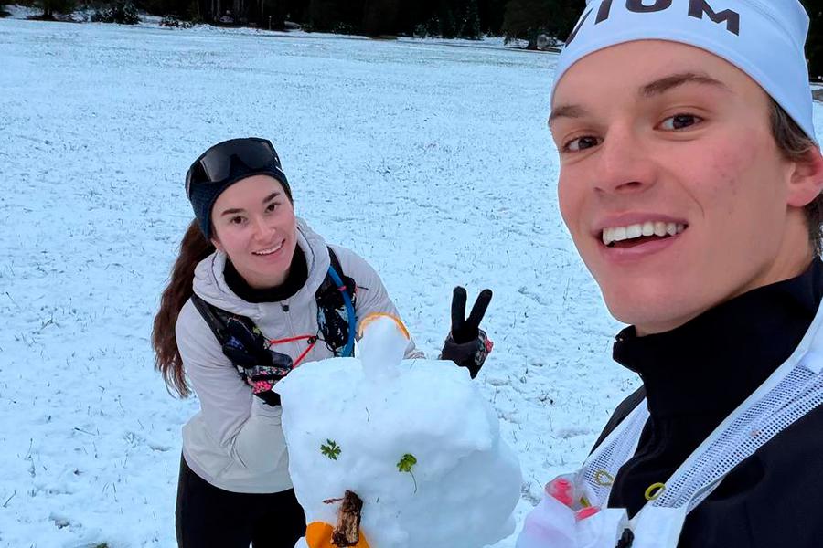 Дарья Непряева и Сергей Волков