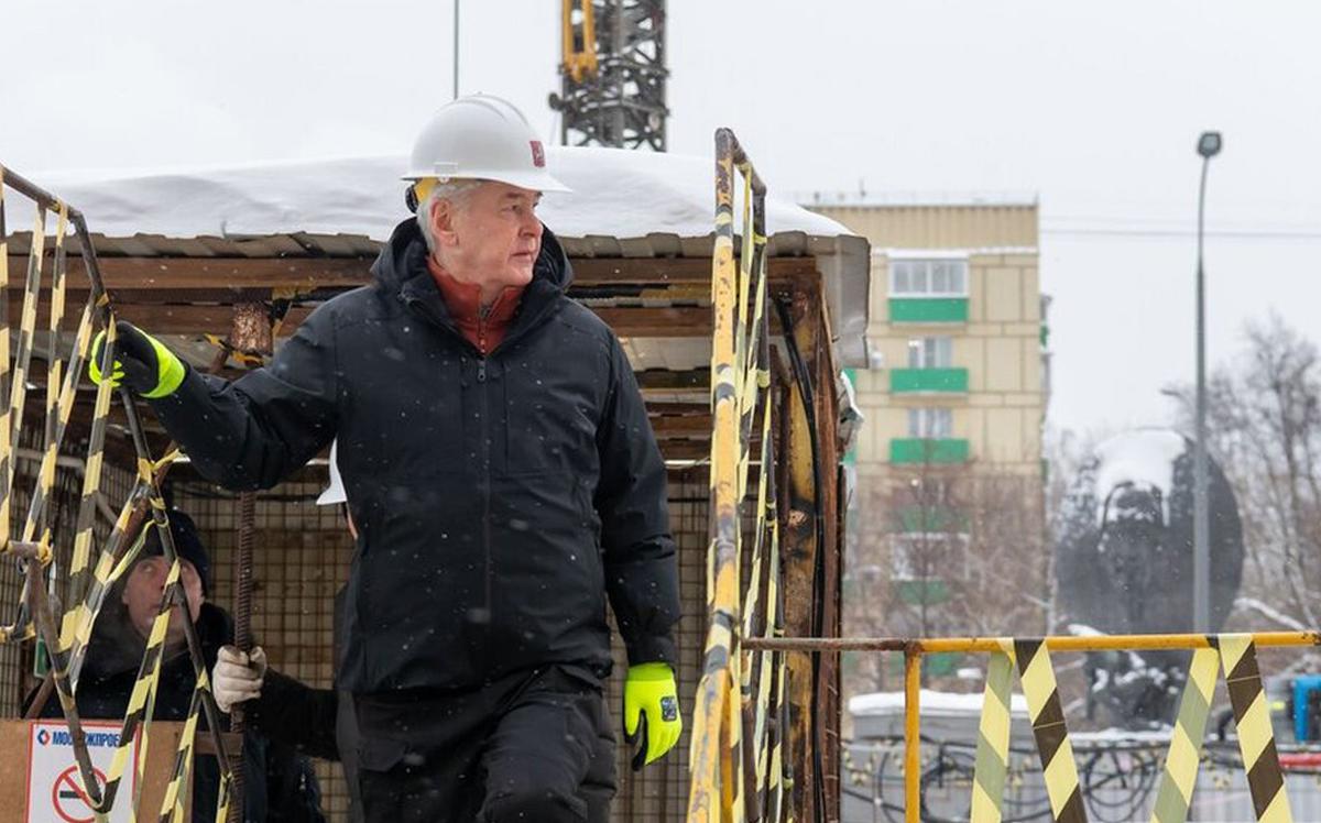 Собянин сообщил о старте строительства станции метро «Луганская» в Москве