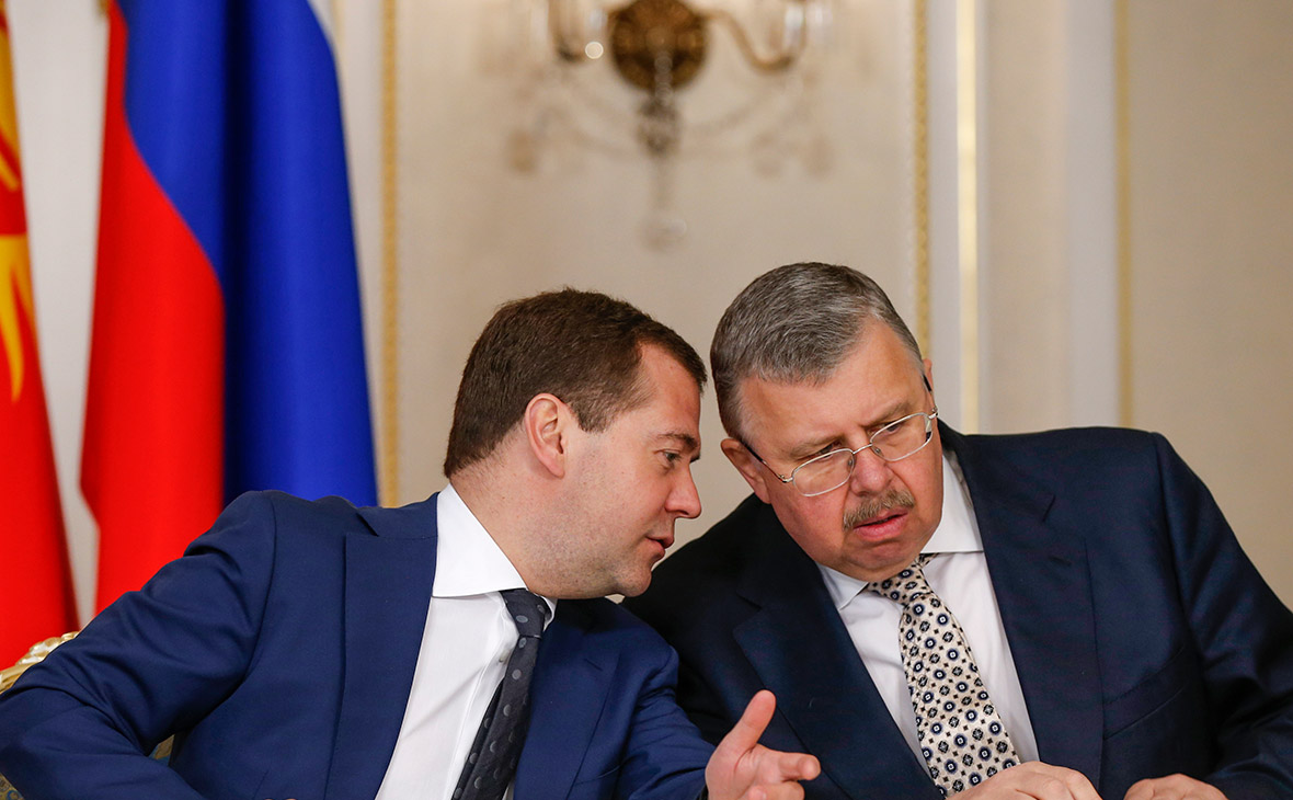 Дмитрий Медведев и Андрей Бельянинов (слева направо)&nbsp;&nbsp;