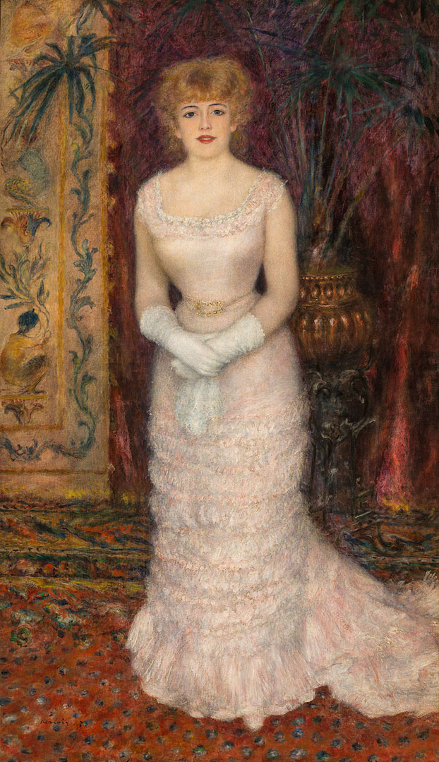 Пьер Огюст Ренуар, Портрет актрисы Жанны Самари, 1877
&nbsp;