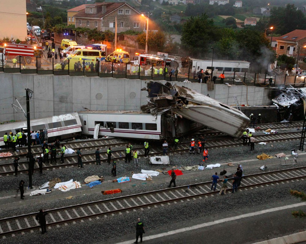 Крушение поезда Сантьяго де Компостела