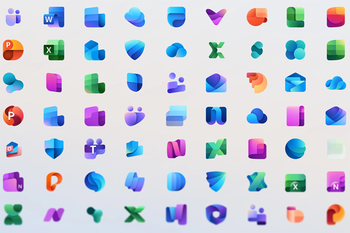 Новые иконки приложений для офисного пакета Office
