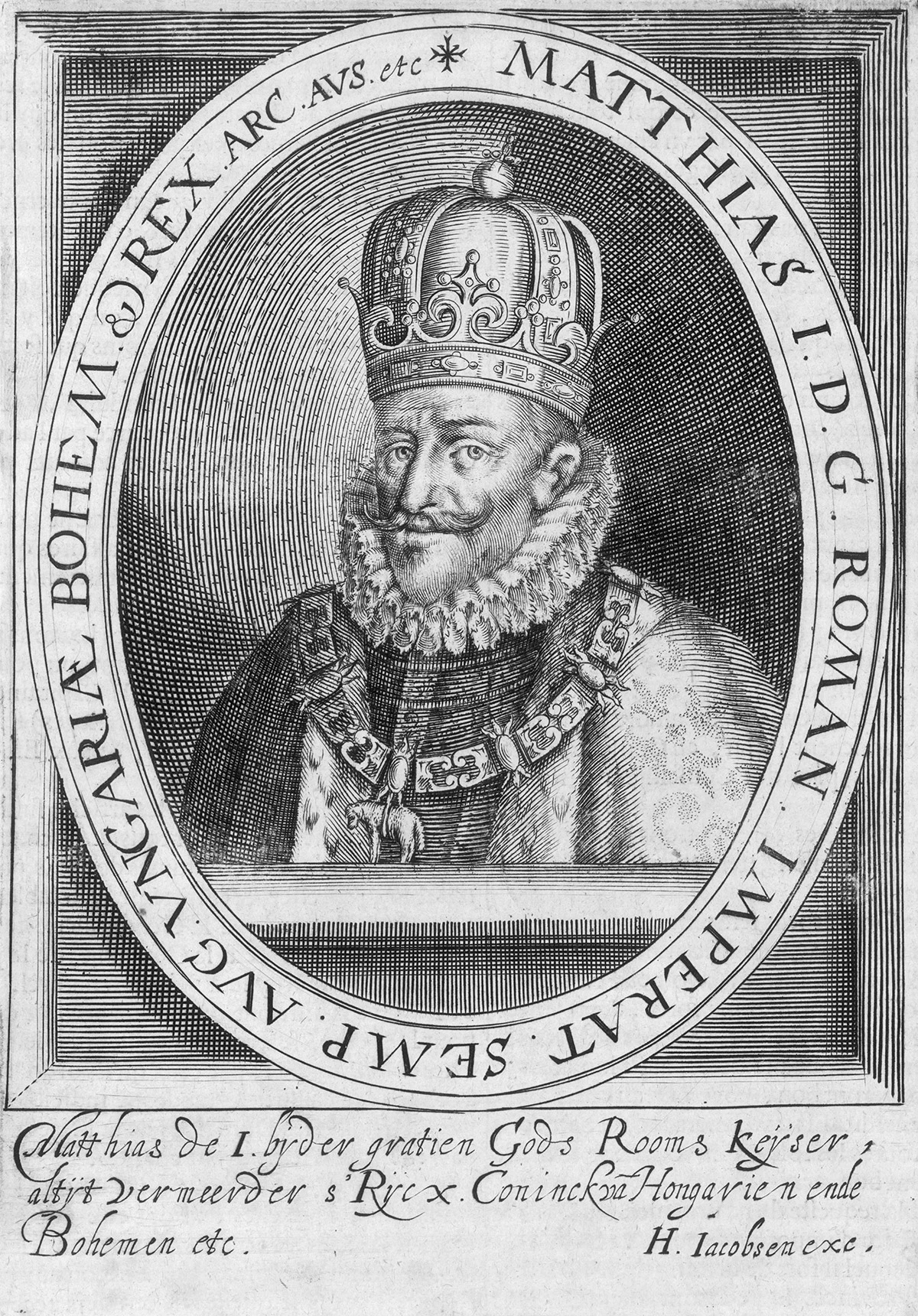 <p>Король Венгрии Матьяш II из династии Габсбургов</p>