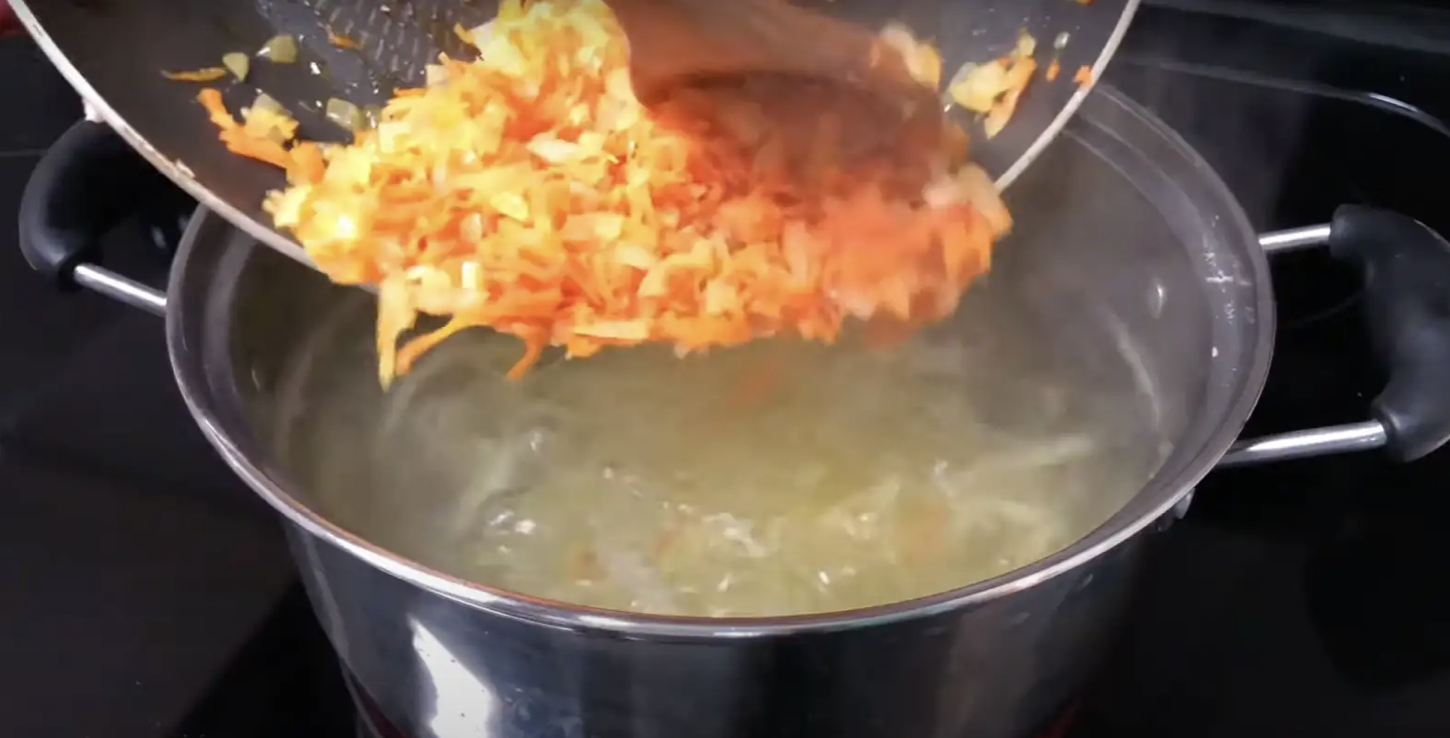 Отправьте в воду зажарку