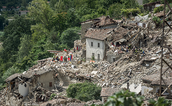 Последствия землетрясения в&nbsp;Италии. 24 августа 2016 года


