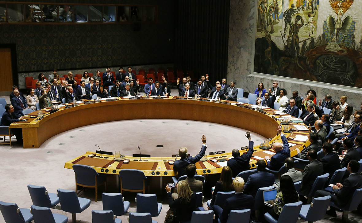 Голосование за принятие&nbsp;новых санкций против КНДР в Совбезе ООН



