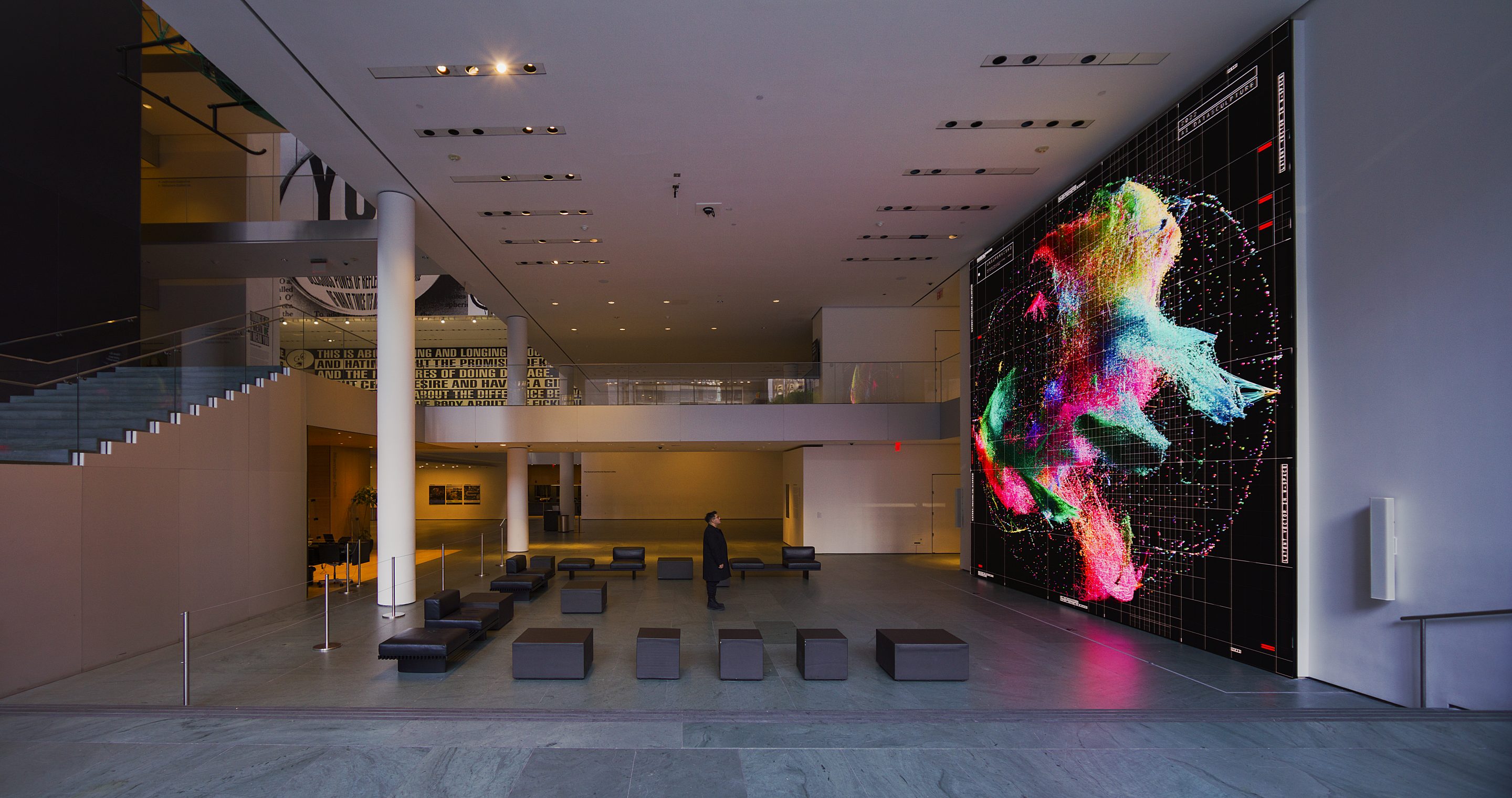 Работы из цикла Machine Hallucinations в музее MoMA