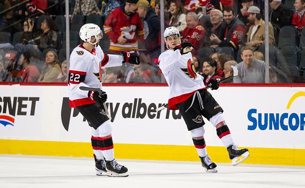 Тим Штюцле и Майкл Амадио из &laquo;Оттава Сенаторз&raquo;