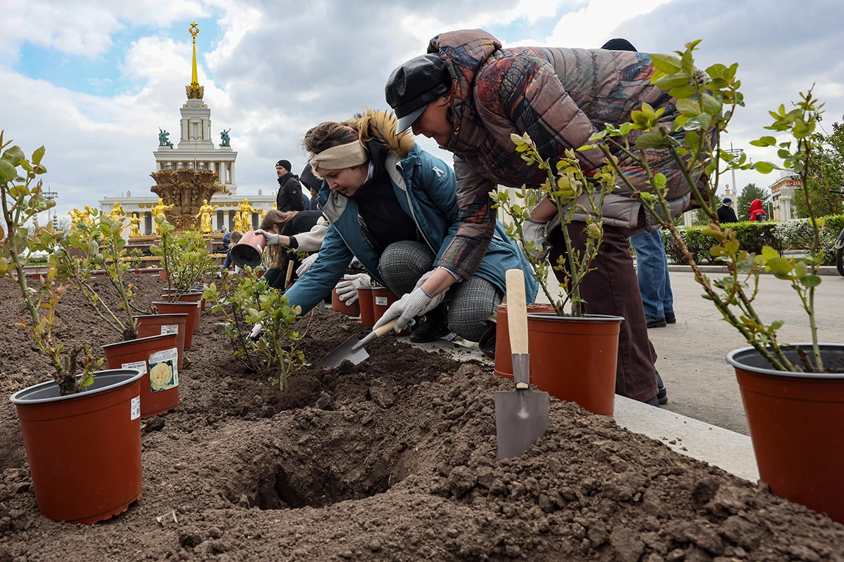 Общегородской субботник на ВДНХ
