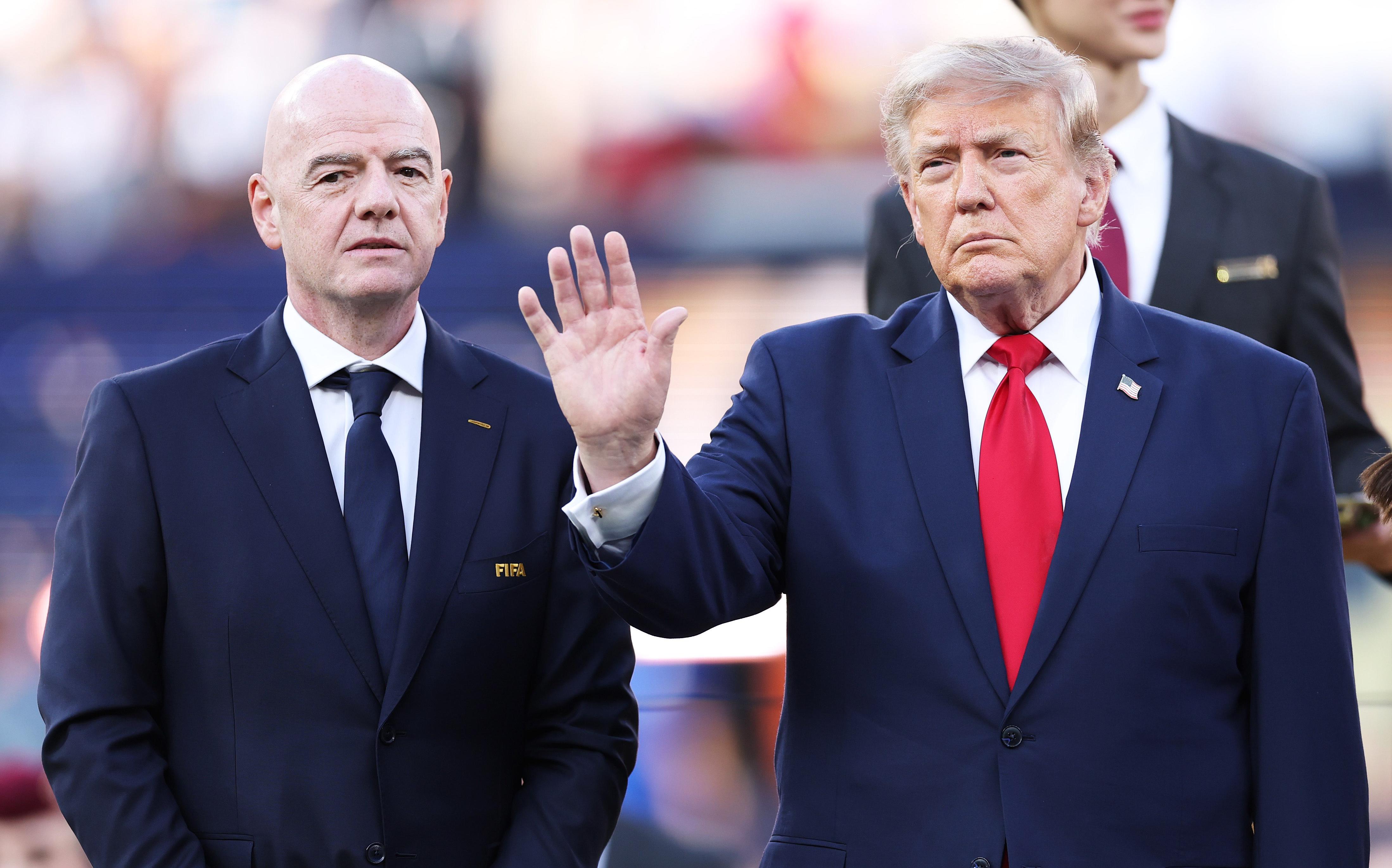 Джанни Инфантино и Дональд Трамп