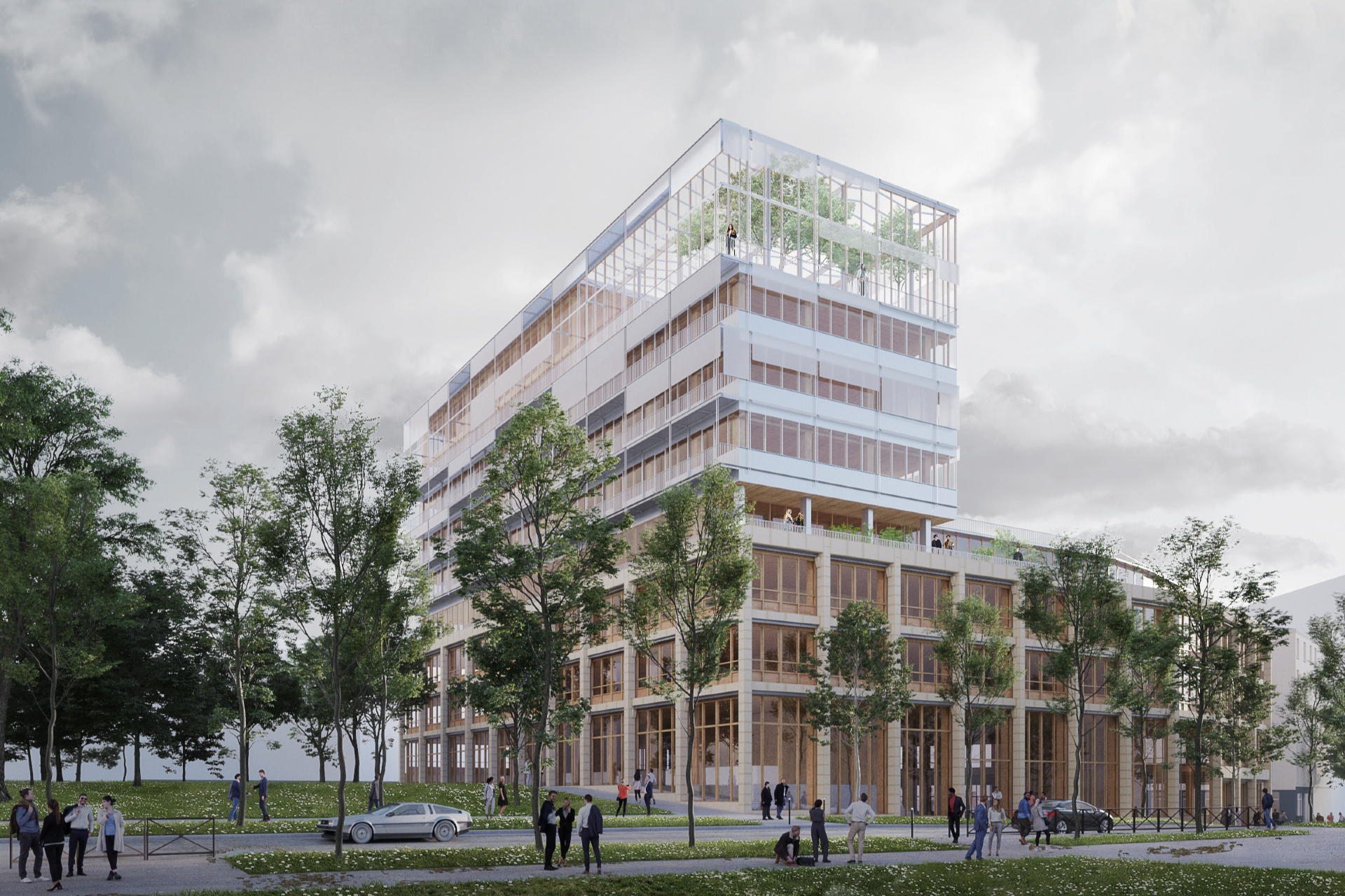 Здание Daumesnil c офисами и апартаментами в 12-м округе Парижа