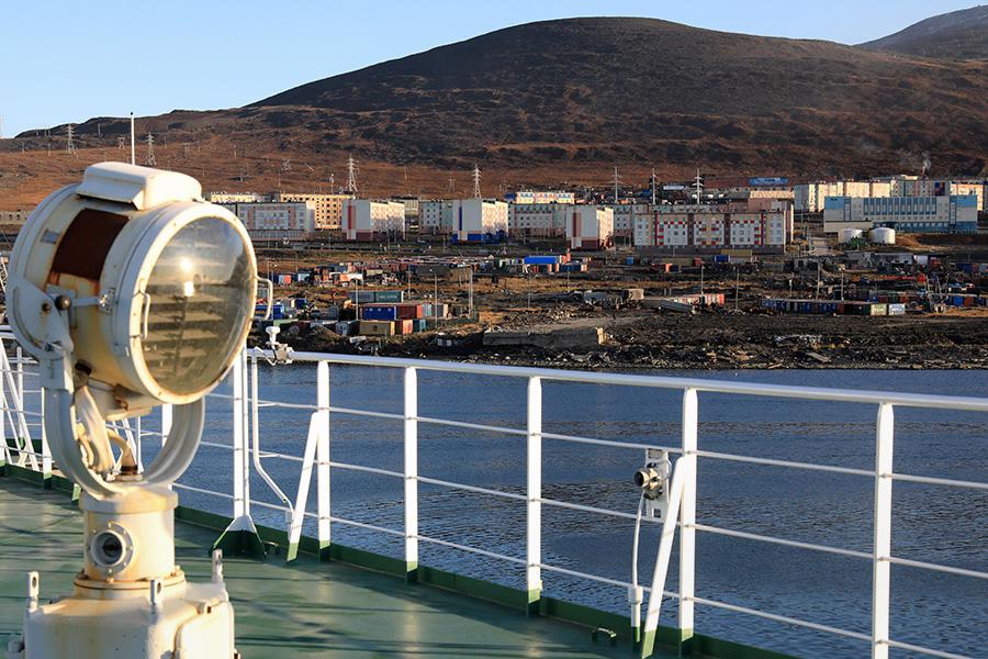 Самый северный город России Певек, Чукотский автономный округ, 14 сентября 2019 года